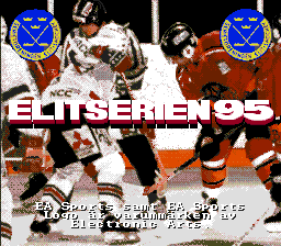 Elitserien 95 screenshot 2 for Sega Mega Drive